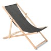Classic beech lounger GreenBlue GB183M Melange black Classic beech lounger GreenBlue GB183M Melange black