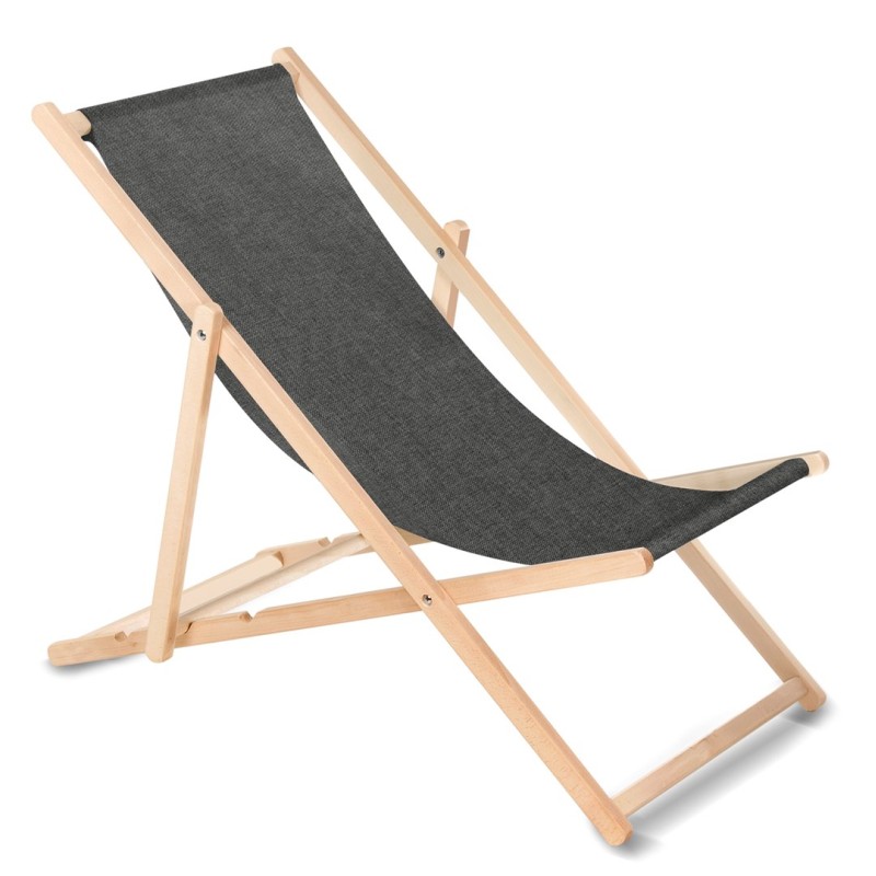 Classic beech lounger GreenBlue GB183M Melange black Classic beech lounger GreenBlue GB183M Melange black