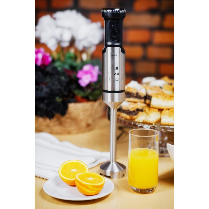 ELDOM MOX multifunction blender, power 1000 W, metal tip, capacity 1.25 l, foam whipping tip ELDOM MOX multifunction blender, power 1000 W, metal tip, capacity 1.25 l, foam whipping tip