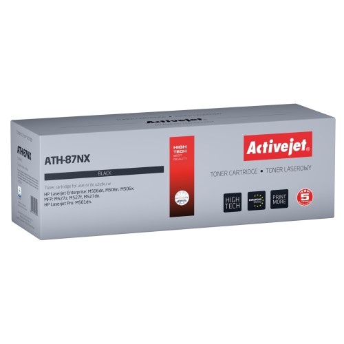 Activejet ATH-87NX toner (replacement for HP 87X CF287X; Supreme; 18000 pages; black)