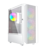 Gembird Fornax 4000W ARGB gaming ATX computer case, Midi Tower, backlight, White Gembird Fornax 4000W ARGB gaming ATX computer case, Midi Tower, backlight, White