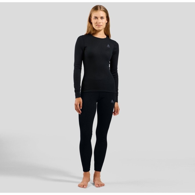 Bielizna termoaktywna z długim rękawem Odlo BL TOP crew neck l/s ACTIVE WARM roz. M Niebieska Bielizna termoaktywna z długim rękawem Odlo BL TOP crew neck l/s ACTIVE WARM roz. M Niebieska