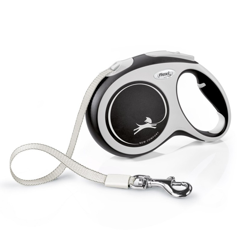 Flexi New COMFORT 8 m Black, Grey Dog Retractable lead Flexi New COMFORT 8 m Black, Grey Dog Retractable lead