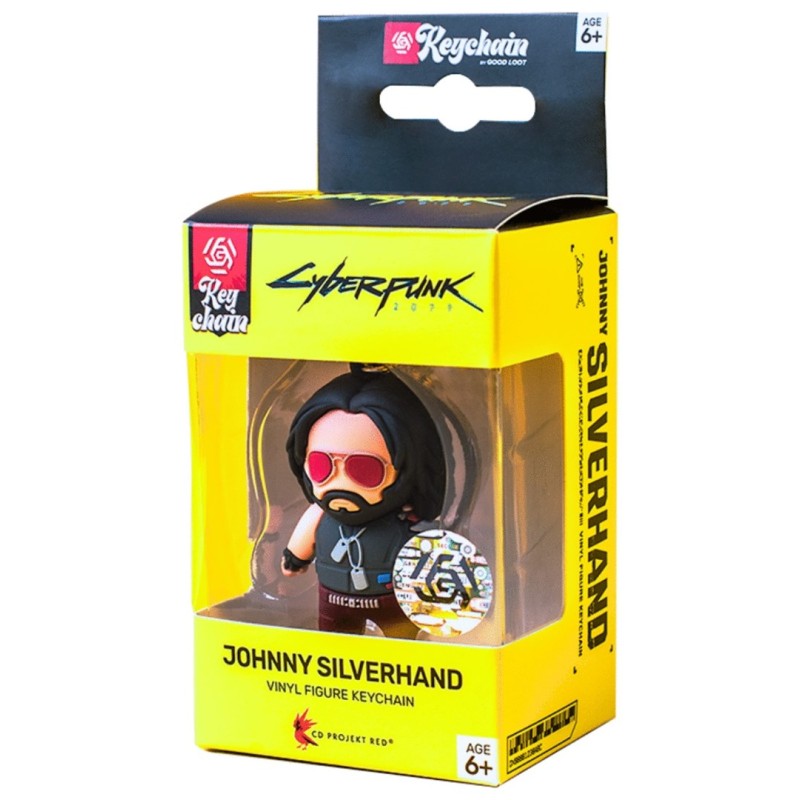 3D Keychain Good Loot Cyberpunk 2077 - Johnny Silverhand 3D Keychain Good Loot Cyberpunk 2077 - Johnny Silverhand