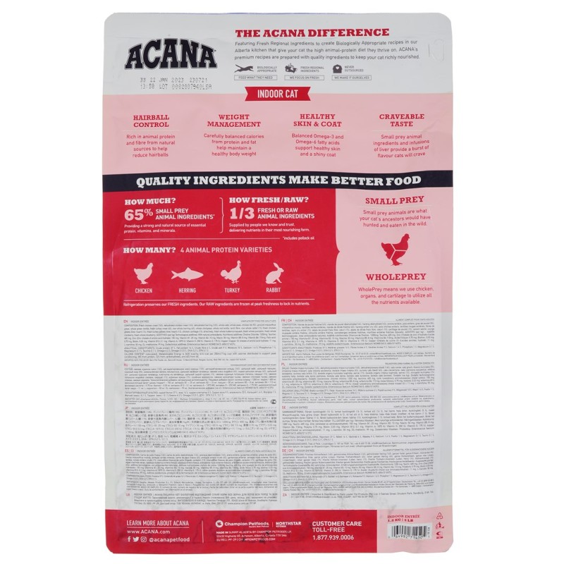 ACANA Indoor Entrée 1,8 kg ACANA Indoor Entrée 1,8 kg