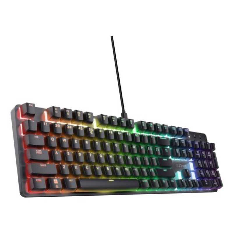 Trust GXT 871 Zora keyboard Gaming USB QWERTY US English Black Trust GXT 871 Zora keyboard Gaming USB QWERTY US English Black