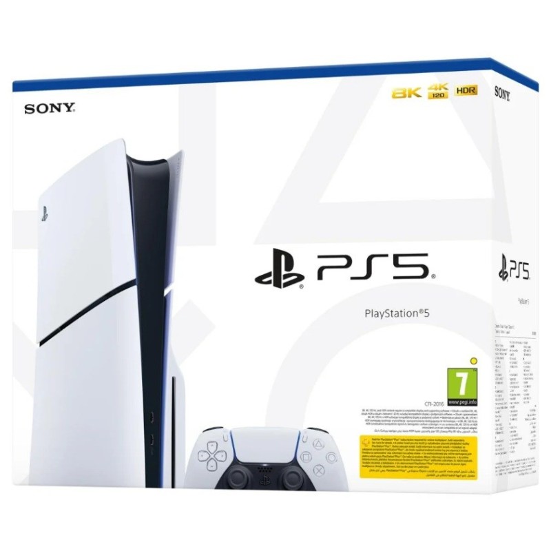 Sony PlayStation 5 Slim BluRay console 1 TB white Sony PlayStation 5 Slim BluRay console 1 TB white