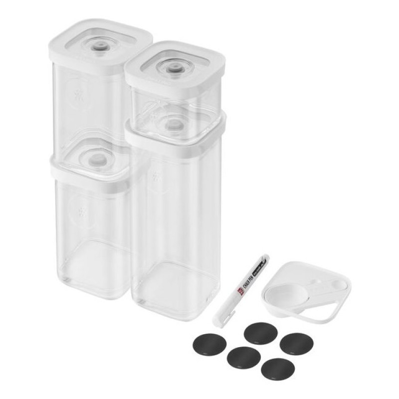 ZWILLING 1025971 Rectangular Container 2.445 L Transparent, White 6 pc(s) ZWILLING 1025971 Rectangular Container 2.445 L Transparent, White 6 pc(s)