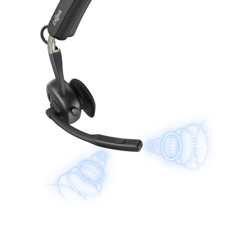 SHOKZ OpenMeet Wireless Bluetooth Bone Conduction Videoconferencing Headset SHOKZ OpenMeet Wireless Bluetooth Bone Conduction Videoconferencing Headset