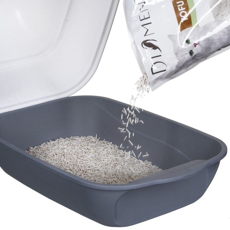 DIAMENTIQ Coco cat litter box - 50x36x34 cm - 1 pc DIAMENTIQ Coco cat litter box - 50x36x34 cm - 1 pc