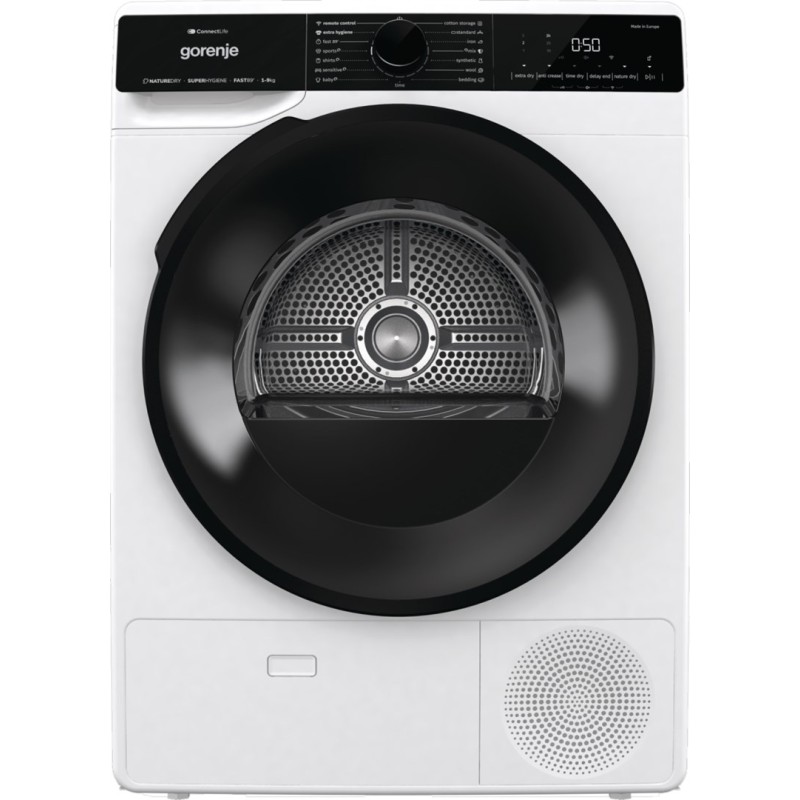 Gorenje DPNA92WIFI tumble dryer Freestanding Front-load 9 kg A++ Black, White Gorenje DPNA92WIFI tumble dryer Freestanding Front-load 9 kg A++ Black, White
