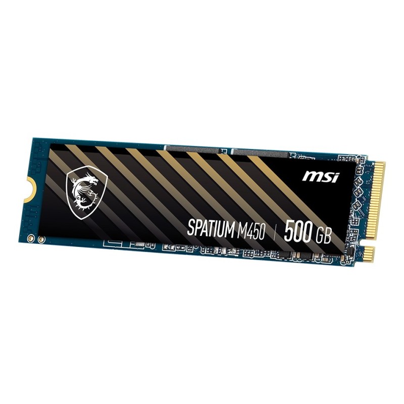 MSI Spatium M450 PCIe 4.0 NVMe M.2 500GB PCI Express 4.0 3D NAND MSI Spatium M450 PCIe 4.0 NVMe M.2 500GB PCI Express 4.0 3D NAND