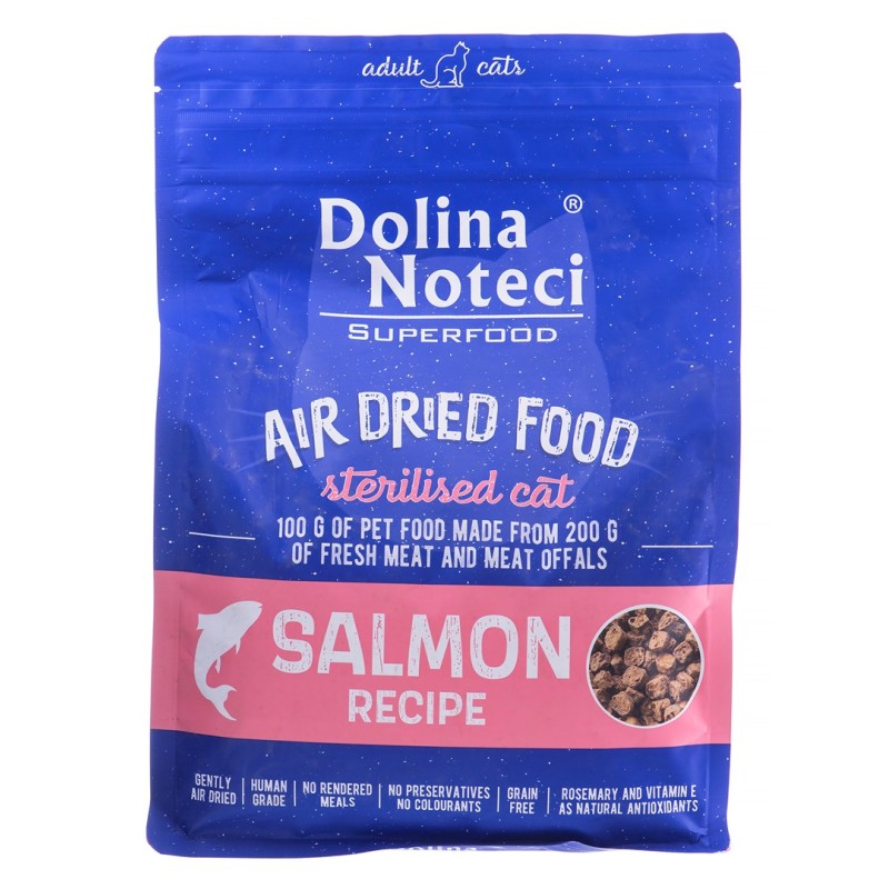 DOLINA NOTECI Superfood Sterilised Salmon - Dry Cat Food - 1 kg DOLINA NOTECI Superfood Sterilised Salmon - Dry Cat Food - 1 kg