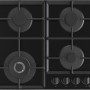 Gorenje GTW641EB hob Black Built-in 60 cm Gas 4 zone(s)