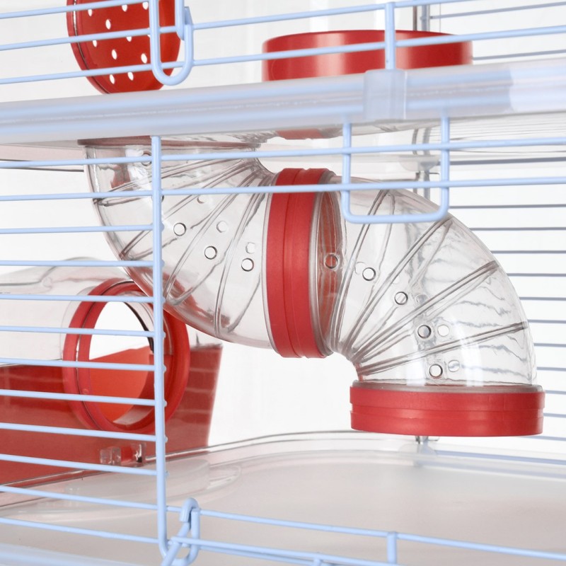 ZOLUX Rody3 Trio - rodent cage - red ZOLUX Rody3 Trio - rodent cage - red