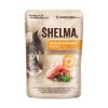 SHELMA with turkey, duck, chicken and beef in sauce - wet cat food - 12x85g