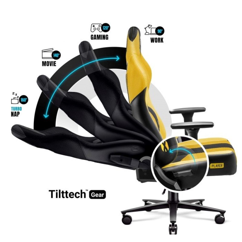 Diablo X-PLAYER 2.0. KING gaming chair Yellow Diablo X-PLAYER 2.0. KING gaming chair Yellow