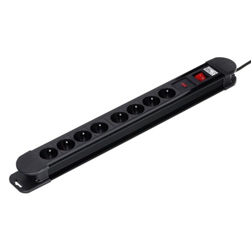 Maclean MCE11 power extension 1.5 m 8 AC outlet(s) Indoor Black Maclean MCE11 power extension 1.5 m 8 AC outlet(s) Indoor Black