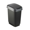 ROTHO Twist Silver - trash bin – 10l ROTHO Twist Silver - trash bin – 10l