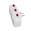 Esperanza ELK307W Electrical Splitter 3 sockets switch White Esperanza ELK307W Electrical Splitter 3 sockets switch White