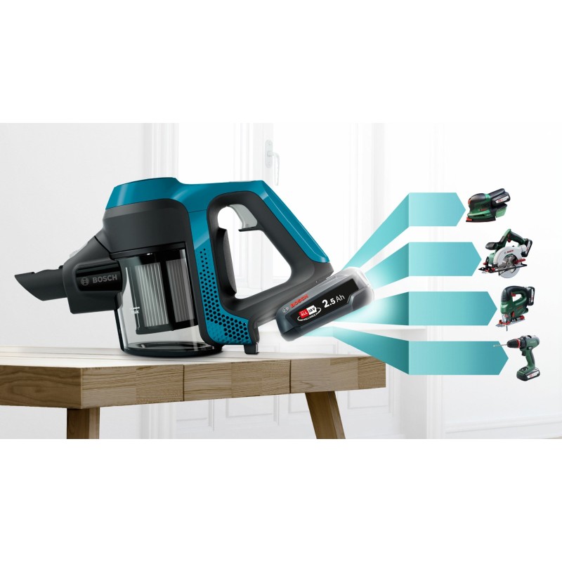 Bosch Serie 6 BBS611LAG handheld vacuum Blue Bagless Bosch Serie 6 BBS611LAG handheld vacuum Blue Bagless