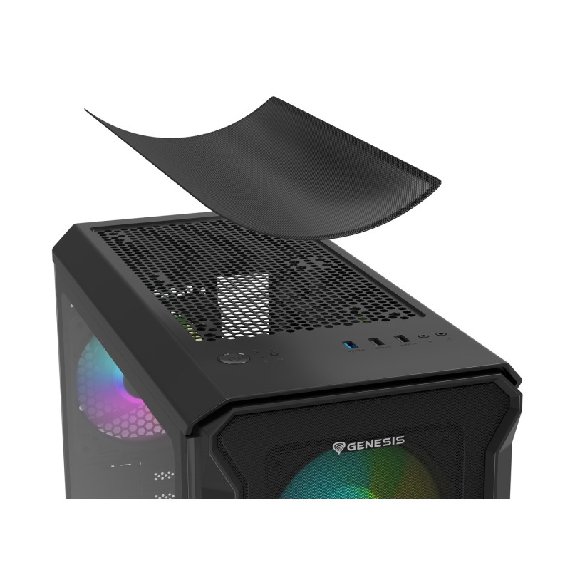 GENESIS CASE IRID 503 ARGB MICRO TOWER GENESIS CASE IRID 503 ARGB MICRO TOWER