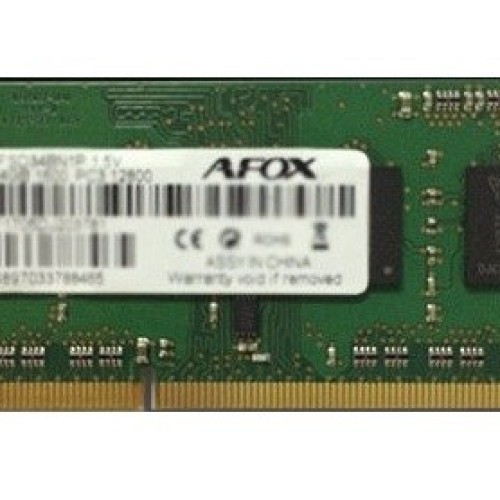AFOX SO-DIMM DDR3 8GB memory module 1600 MHz AFOX SO-DIMM DDR3 8GB memory module 1600 MHz