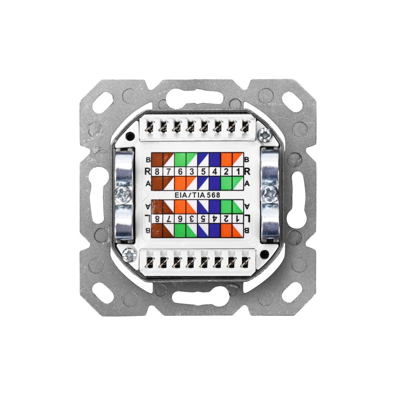 Digitus CAT 6, Class E, wall outlet, shielded, surface mount Digitus CAT 6, Class E, wall outlet, shielded, surface mount