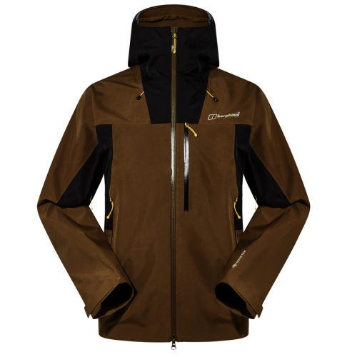 Men's Berghaus Hooded Hybrid Jacket size M brown