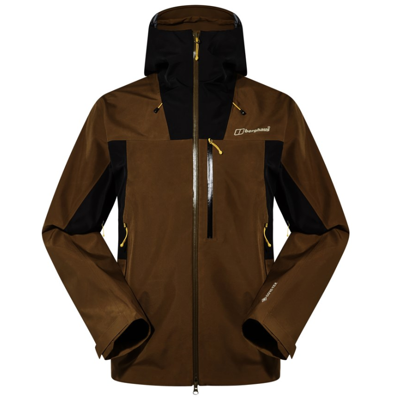 Men's Berghaus Hooded Hybrid Jacket size M brown Men's Berghaus Hooded Hybrid Jacket size M brown