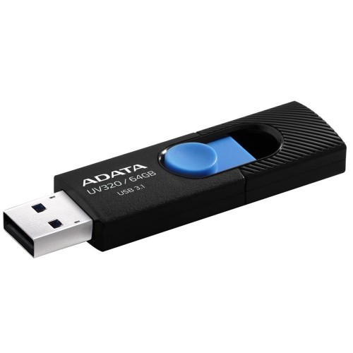 ADATA UV320 USB flash drive 64 GB USB Type-A 3.2 Gen 1 (3.1 Gen 1) Black, Blue ADATA UV320 USB flash drive 64 GB USB Type-A 3.2 Gen 1 (3.1 Gen 1) Black, Blue