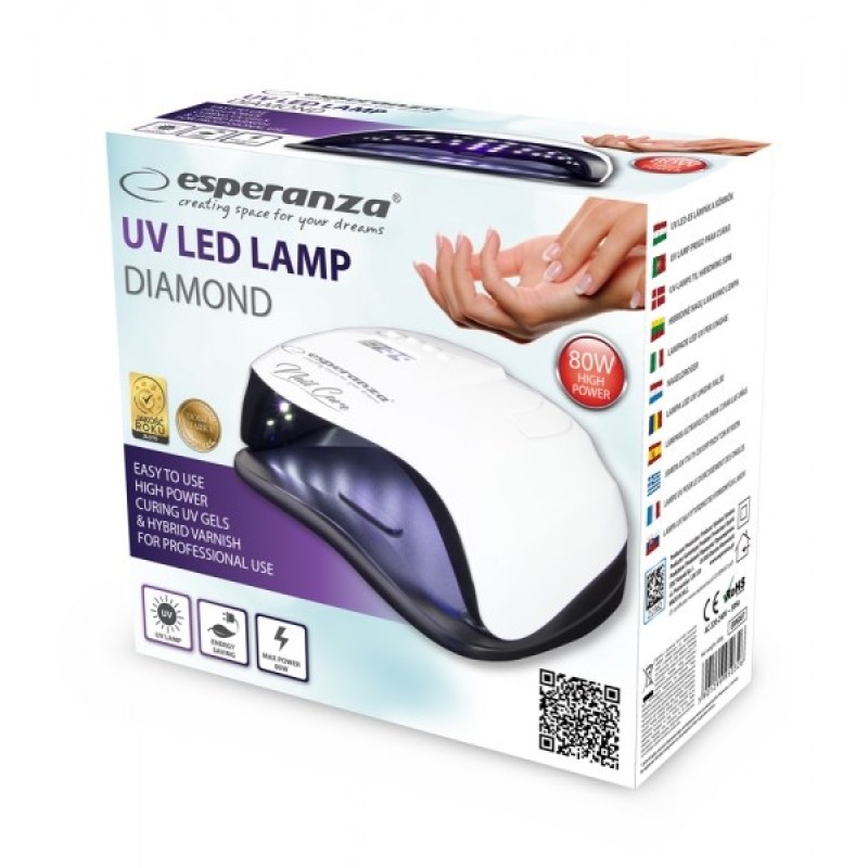 Esperanza EBN007 nail dryer 80 W UV + LED Esperanza EBN007 nail dryer 80 W UV + LED