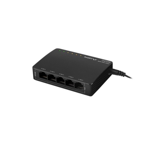Lanberg Switch PoE DSP3-1005-60W (5-port, 1Gb/s) Lanberg Switch PoE DSP3-1005-60W (5-port, 1Gb/s)