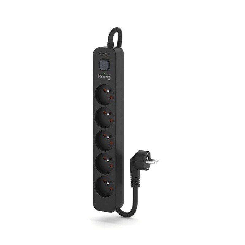 KERG power strip with circuit breaker-4 sockets 16A 5m KERG power strip with circuit breaker-4 sockets 16A 5m
