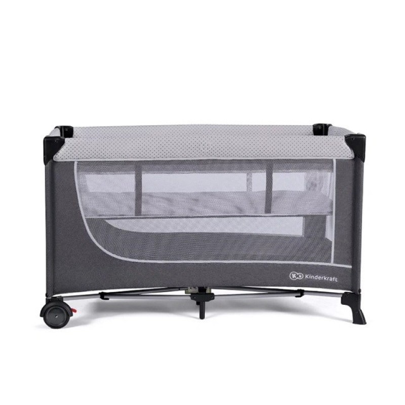 Kinderkraft Łóżeczko turystyczne JOY LIGHT GREY