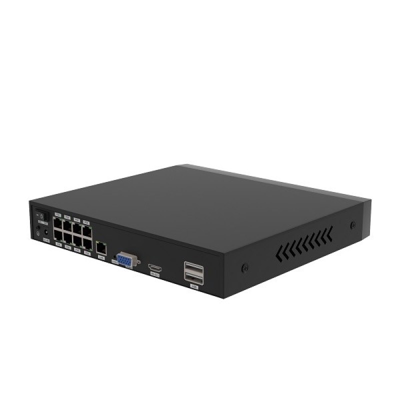 Network video recorder FOSCAM FN9108HE 8-channel 5MP POE NVR Black Network video recorder FOSCAM FN9108HE 8-channel 5MP POE NVR Black