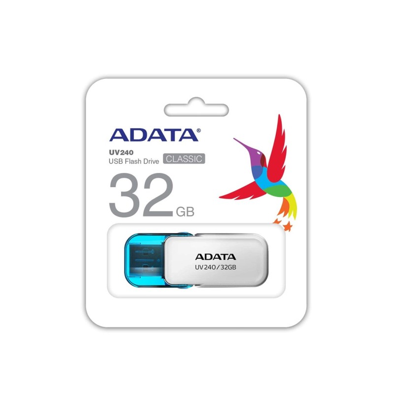 ADATA UV240 USB flash drive 32 GB USB Type-A 2.0 White ADATA UV240 USB flash drive 32 GB USB Type-A 2.0 White