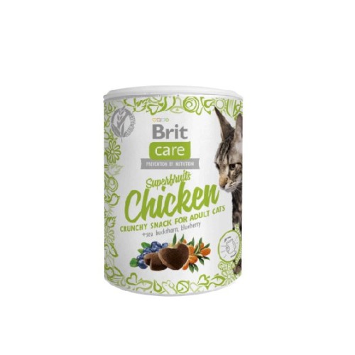BRIT Care Cat Snack Superfruits Chicken - cat treat - 100 g