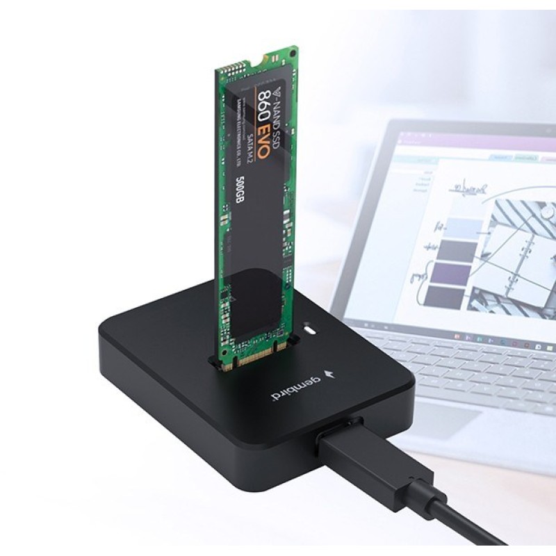 Gembird DD-U3M2 storage drive docking station USB 3.2 Gen 1 (3.1 Gen 1) Type-C Black Gembird DD-U3M2 storage drive docking station USB 3.2 Gen 1 (3.1 Gen 1) Type-C Black