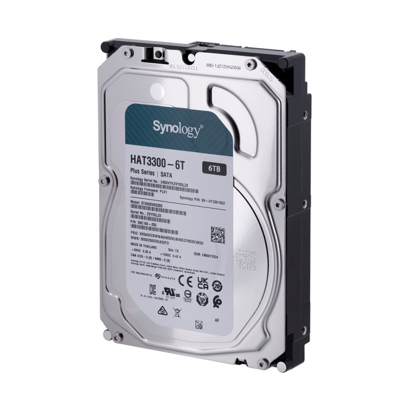 Synology ?HAT3300-6T NAS 6TB SATA 3.5 HDD 3.5 Synology ?HAT3300-6T NAS 6TB SATA 3.5 HDD 3.5