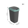 ROTHO Twist Green - trash bin – 25l ROTHO Twist Green - trash bin – 25l