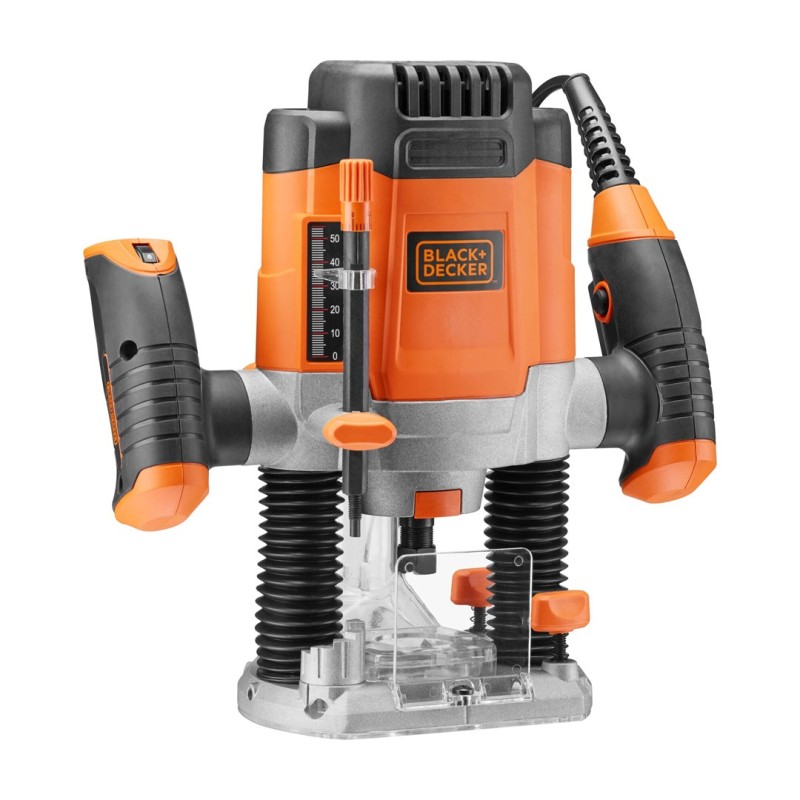 Black & Decker KW1200EKA-QS router/trimmer Black, Grey, Orange Black & Decker KW1200EKA-QS router/trimmer Black, Grey, Orange