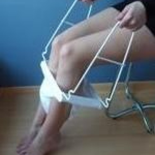 Portable trouser attachment device and underwear Portable trouser attachment device and underwear