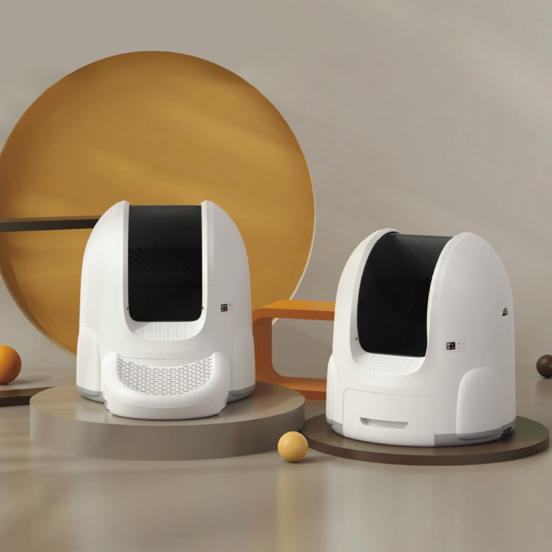 SPONGE Pet Litter Box - self-cleaning litter box