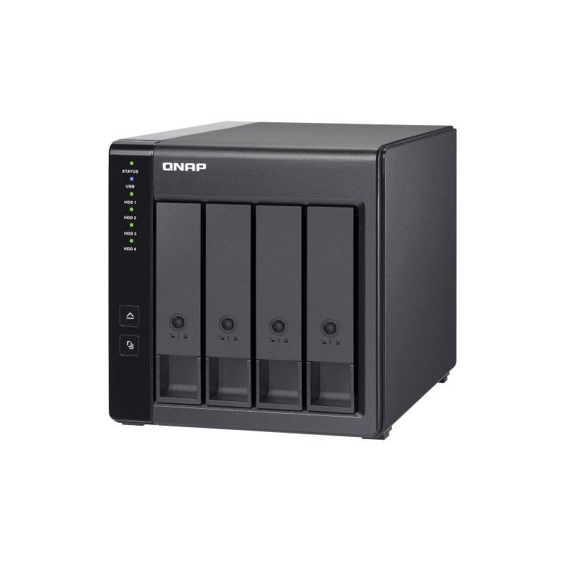 QNAP TR-004 storage drive enclosure HDD/SSD enclosure Black 2.5/3.5 QNAP TR-004 storage drive enclosure HDD/SSD enclosure Black 2.5/3.5