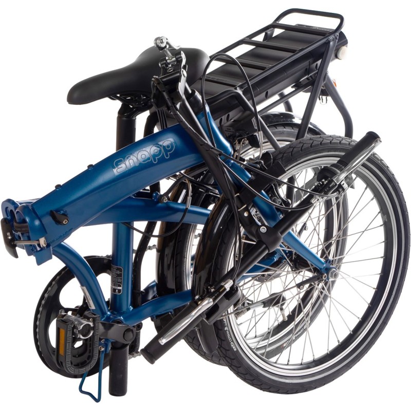 Snapp City-E folding electric bicycle, blue Snapp City-E folding electric bicycle, blue