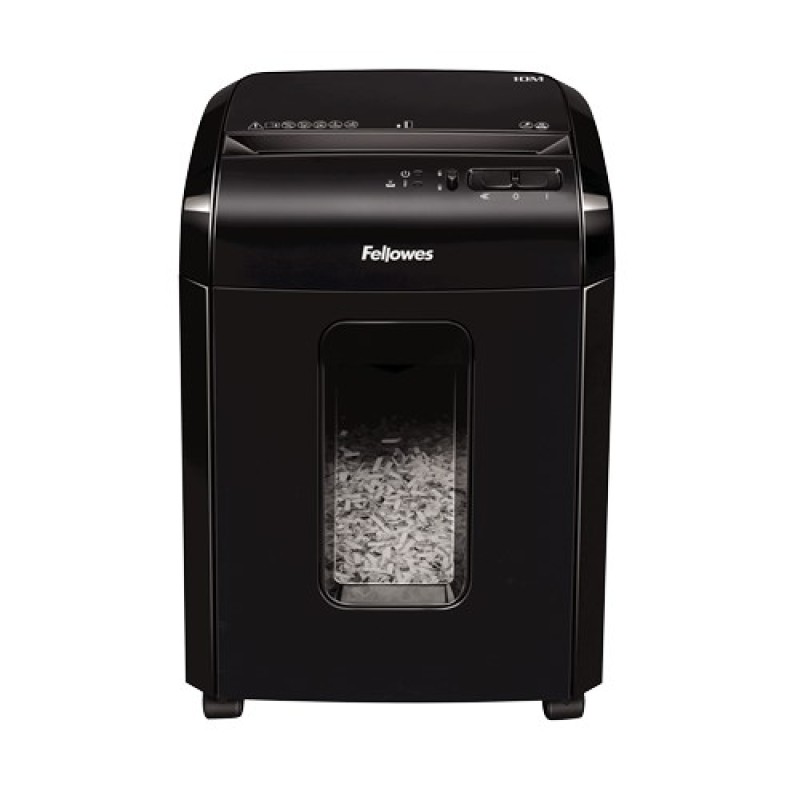 Fellowes Powershred 10M paper shredder Micro-cut shredding Black Fellowes Powershred 10M paper shredder Micro-cut shredding Black