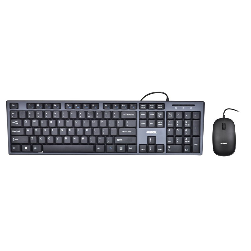 iBox IKMS606 keyboard Mouse included Home USB QWERTY UK English Black iBox IKMS606 keyboard Mouse included Home USB QWERTY UK English Black