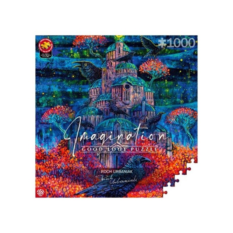 Puzzle Good Loot Imagination - Roch Urbaniak: Raven Queen's Fortress 1000 pc(s) Puzzle Good Loot Imagination - Roch Urbaniak: Raven Queen's Fortress 1000 pc(s)
