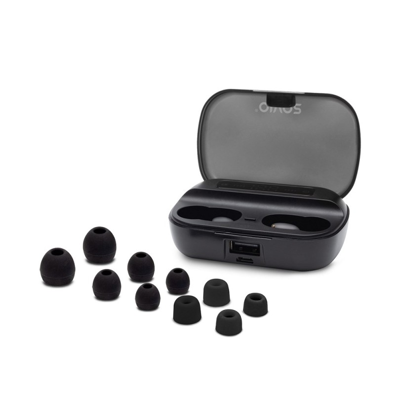 Savio TWS-06 Bluetooth 5.0 + EDR headphones/headset In-ear Black Savio TWS-06 Bluetooth 5.0 + EDR headphones/headset In-ear Black